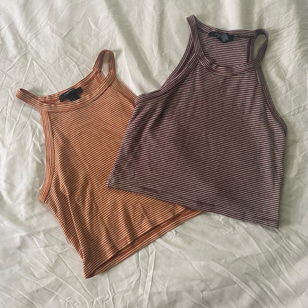 Forever 21 crop tops size small